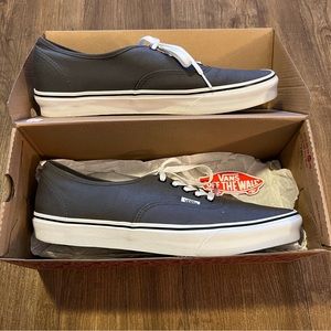 Vans Authentic Shoes - Men’s Size 13 - Pewter/Black